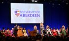 Aberdeen University's graduations got under way at the P&J Live today. Picture: Chris Sumner/DCT Media