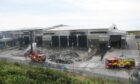 Firefighters were at Altens recycling centre for five days.
Image: Chris Sumner / DC Thomson.