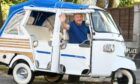 Robert Carmichael in his Tuk Tuk is setting off on a fundraising adventure to Hartlepool in the Tuk Tuk. Pic by Chris Sumner/DCT Media