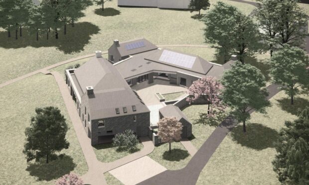 Architect's impression of the new £3 million residential home at Camphill School Aberdeen.