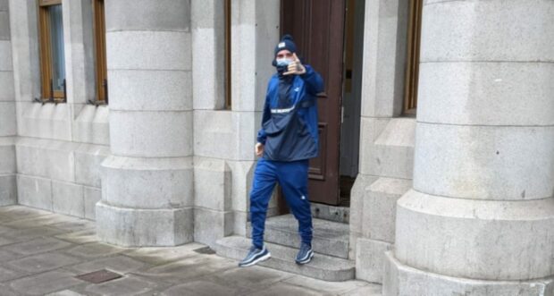 Dylan Stewart leaving Aberdeen Sheriff Court on a previous occasion.