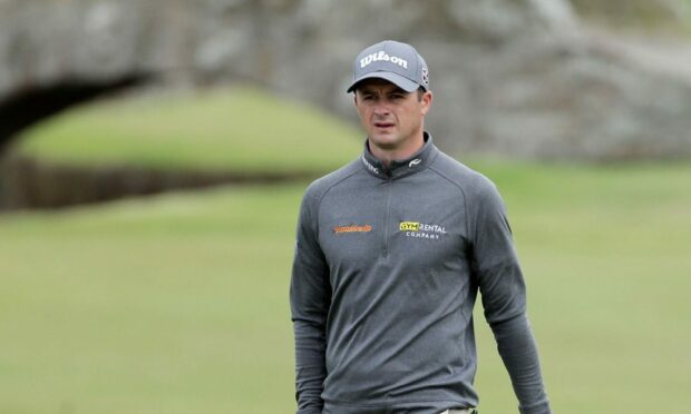 David Law during day one of The Open at the Old Course, St Andrews. Image: PA