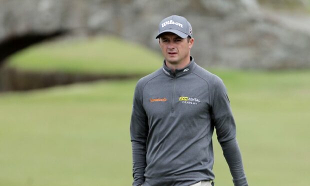 David Law during day one of The Open at the Old Course, St Andrews.