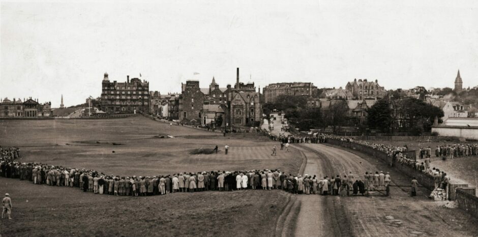 Sam Snead on his way to winning The Open at St Andrews in 1946