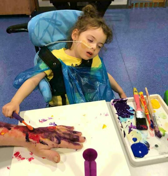Lauryn needed so many medications to help control her seizures but ended up like a "zombie".