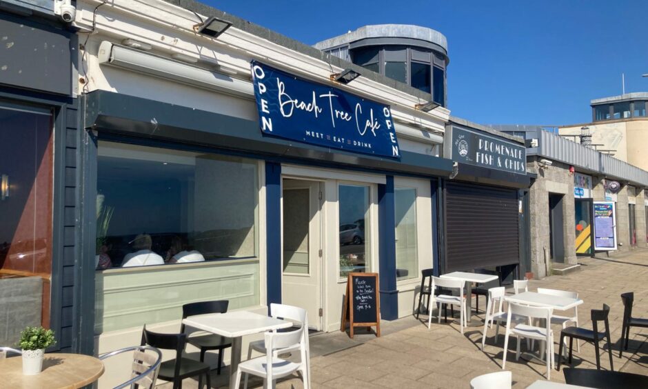 The Beach Tree Cafe is a new addition to Aberdeen's beachfront restaurant scene.