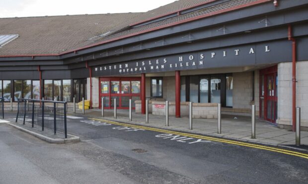 Western Isles Hospital where a major phoneline fault has occurred
