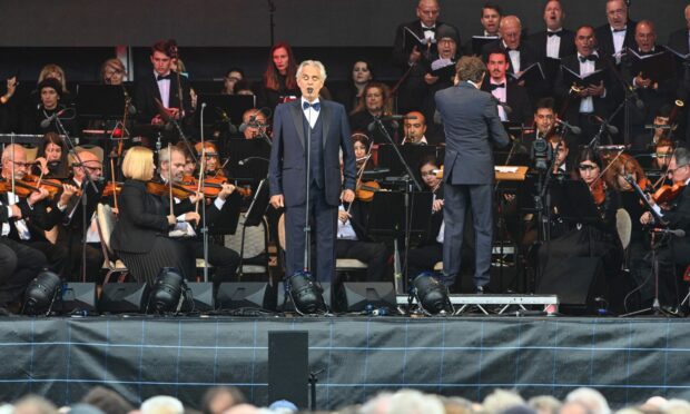 Andrea Bocelli was one of the headliners at the concerts. Picture by Jason Hedges.
