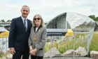 MSP Michael Matheson and Inverness Provost Glynis Sinclair at the official opening of Hydro Ness. Picture by Jason Hedges.