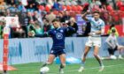 Jacob Henry in action for Scotland against Argentina in the Vancouver Rugby Sevens.Photo by Phamai Techaphan/Shutterstock (12904676co)