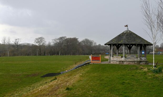 Ellon's Gordon Park could become the home of a new wheel park. Picture: Kenny Elrick/DCT Media