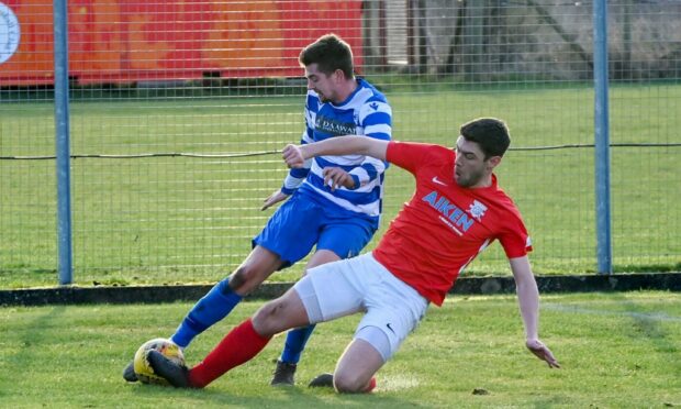 Culter and Dyce meet on Friday. Image: Kenny Elrick/DC Thomson