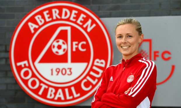 Aberdeen Women's new captain Loren Campbell. (Photo by Kenny Elrick)