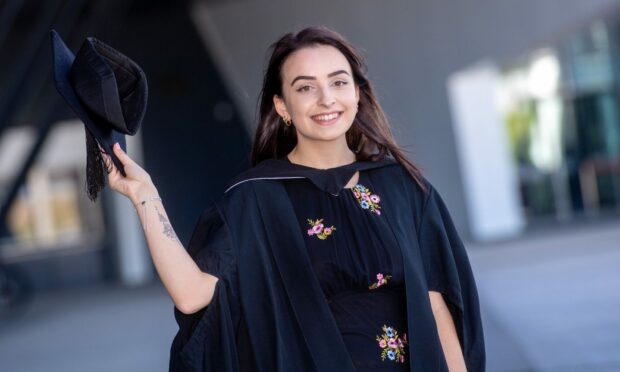 Kerrie Gillespie, from St Combs, is celebrating her graduation. Picture by Kath Flannery/DC Thomson.