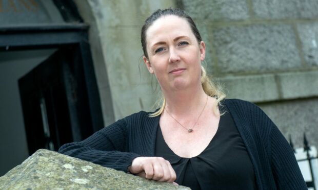 Claire Forkes was trained to volunteer for Samaritans in Aberdeen earlier this year. Picture by Kath Flannery