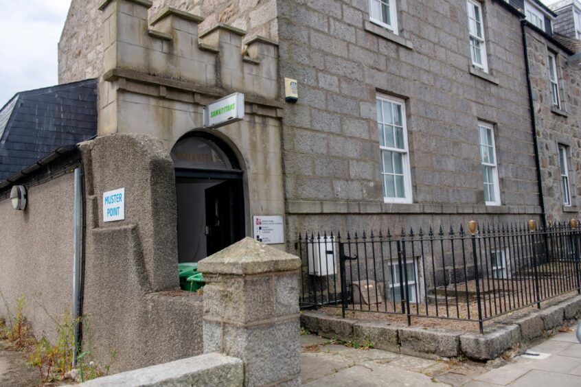 Samaritans have a base on Dee Street, Aberdeen. Picture by Kath Flannery