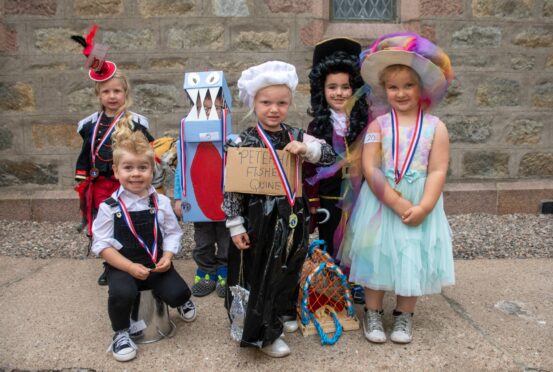 Peterhead Scottish Week. Alannah Geddes wins 1st place in the 4 and under fancy dress competition.
CR0037046
23/07/22
Picture by KATH FLANNERY