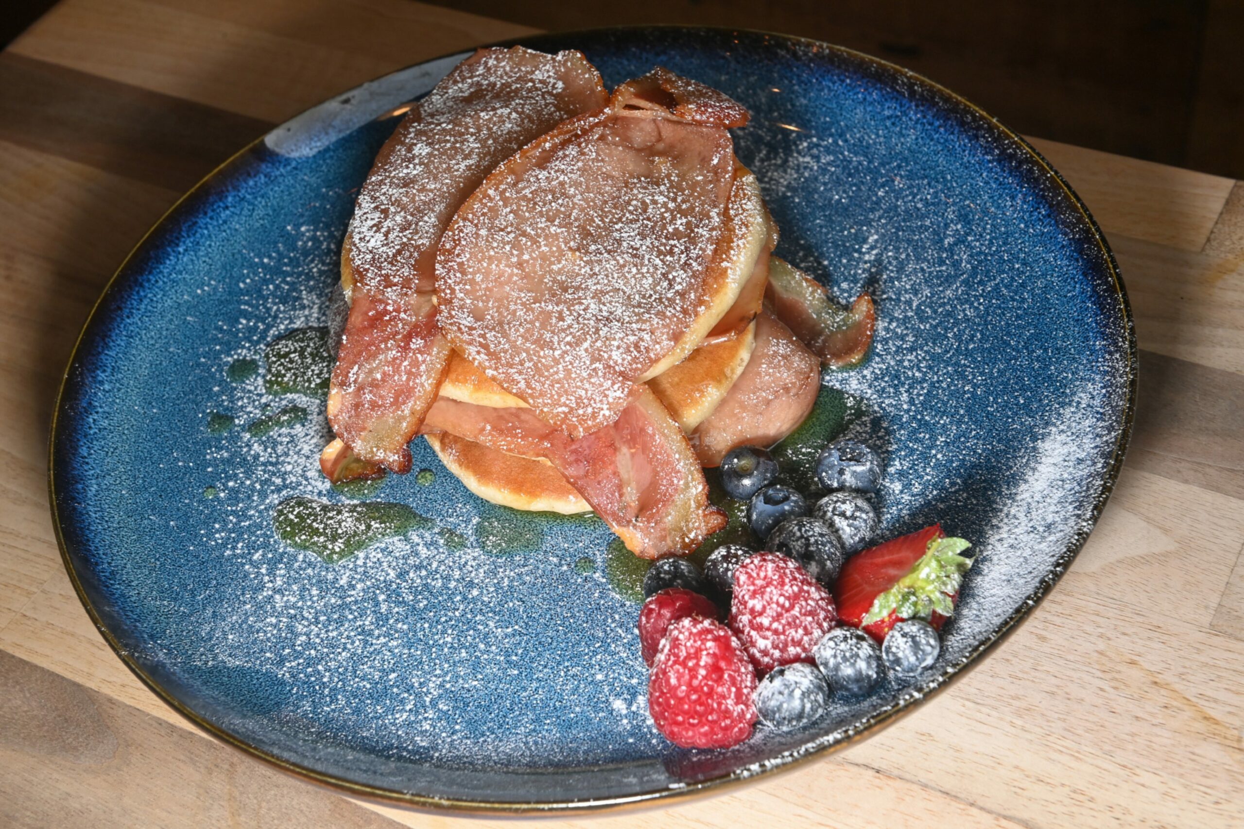 Bacon pancakes at Cafe Society