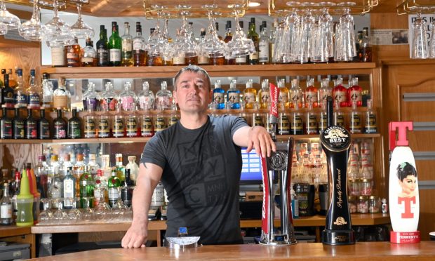 The owner of Cheers bar in Fraserburgh, Dennis Forsyth