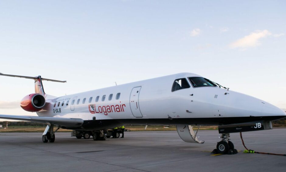 Loganair aircraft.