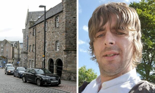 Mark Forrest admitted to police that he released the handbrake of a car on Shiprow, Aberdeen.