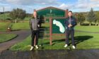 Mike, left, and Mitch Megginson are members at Peterculter Golf Club.