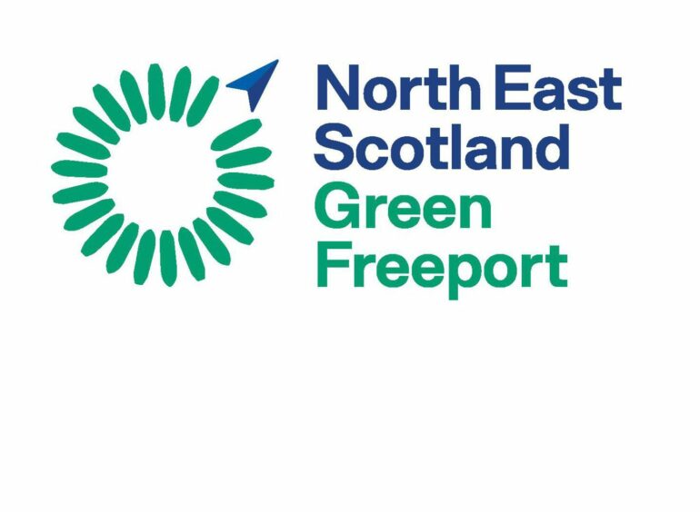 Logo of the NES Green Freeport bid