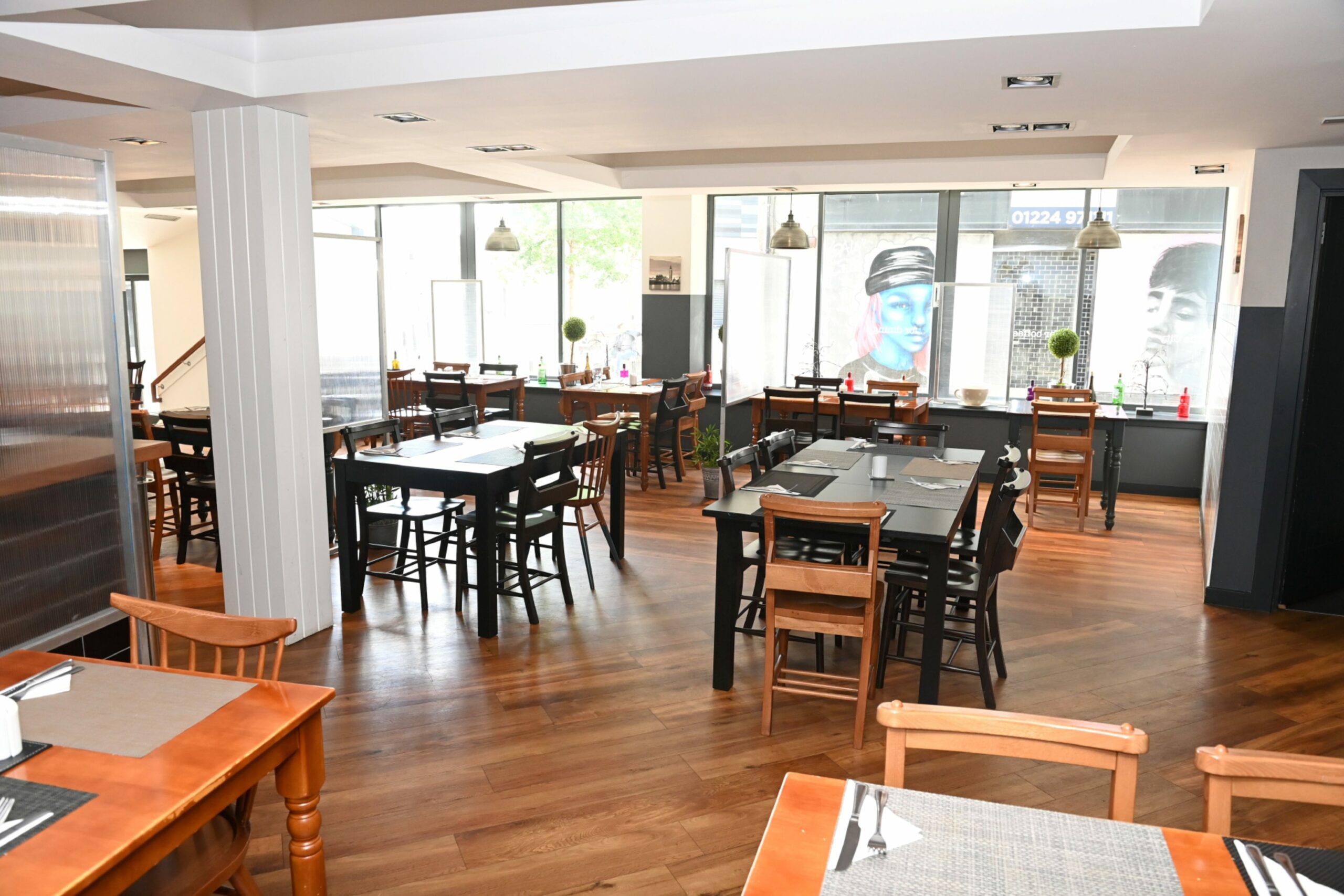 The dining area of City bar and diner