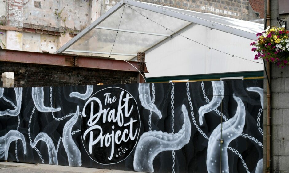 The Draft Project, the Langstane Place beer tent, is now a fully-fledged indoor venue. Picture by Kath Flannery/DCT Media.