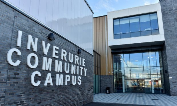 Inverurie Community Campus sign