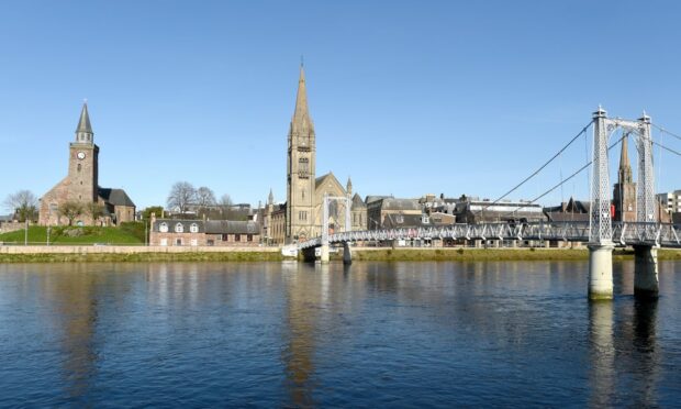 Inverness has a number of churches on its waterfront, the Old High Church is one of 31 due to close. Picture by Sandy McCook.