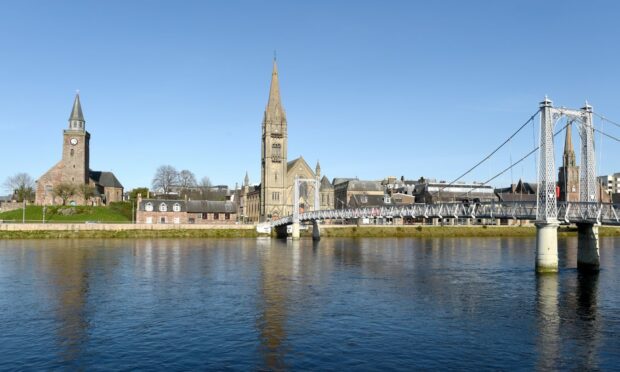 Inverness has a number of churches on its waterfront, the Old High Church is one of 31 due to close. Picture by Sandy McCook