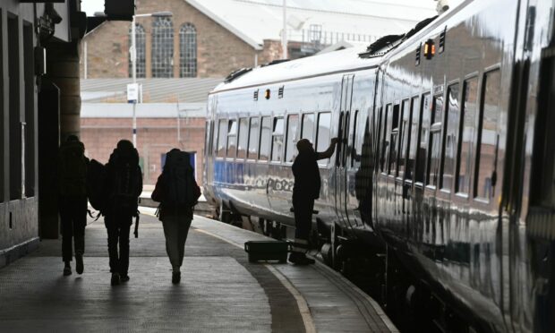 No trains will leave stations in the north and north-east today. Photo: Sandy McCook/DC Thomson