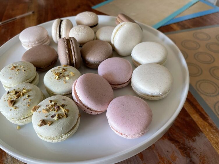 Macarons from Veg Oot in Fraserburgh