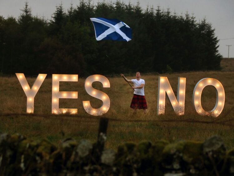 The bickering over Scottish independence in the letters page has irritated some readers. Image: Andrew Milligan/PA Wire