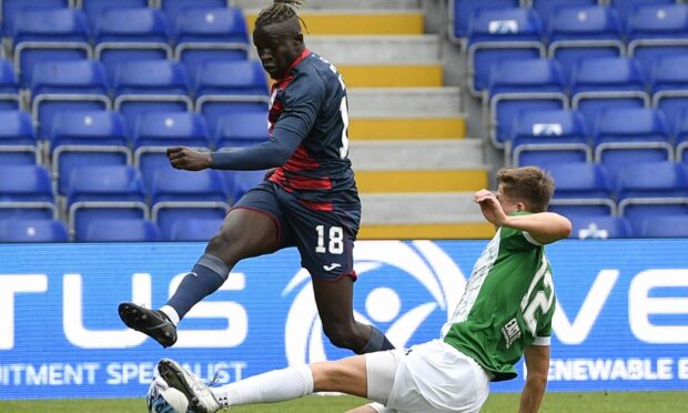 William Akio made his only Ross County appearance in a 7-0 win over League 2 side East Fife.