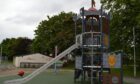 Rothes park was recently upgraded. Supplied by Moray Council.
