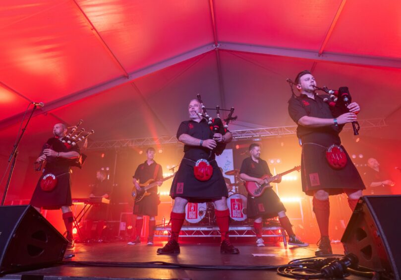 Red Hot Chilli Pipers. Picture by Jasperimage.