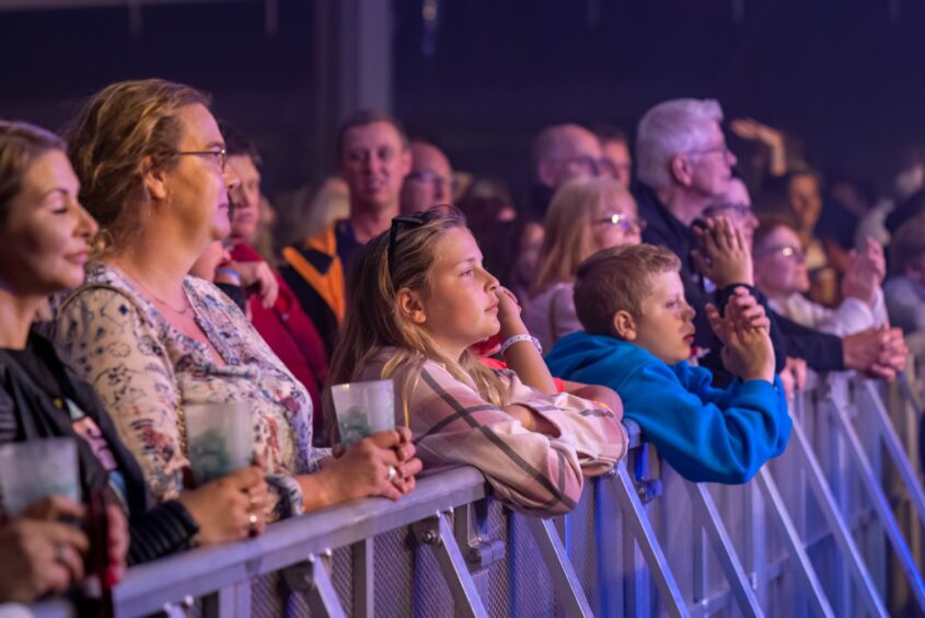 The audience is SpeyFest 2022.  Picture by Jasperimage