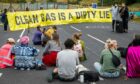 Climate Protest at Mossmorran on 1st August 2021 - Steve Brown / DC Thomson