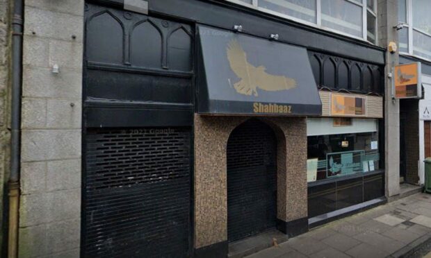 Shahbaaz restaurant in Aberdeen. Picture by Googlemaps.