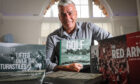 Steve Finan with his new Golf in Scotland book and his other nostalgia publications