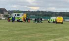 Emergency services were called to the Aberdeen football match. Photo: Stoneywood Parkvale FC