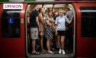 People travel on the London Underground during the recent heatwave (Photo: Tolga Akmen/EPA-EFE/Shutterstock)