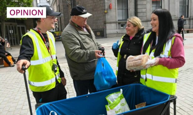 Street Friends volunteers support the vulnerable and homeless people of Aberdeen (Photo: Kenny Elrick/DC Thomson)