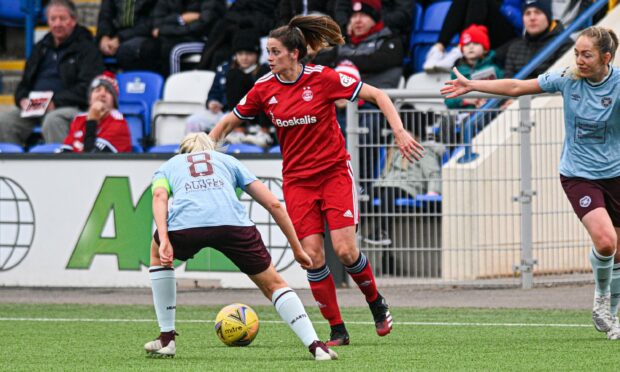 Louise Brown made 21 appearances in SWPL 1 last season - 11 starts - and scored two goals. (Photo by Wullie Marr/DCT Media)