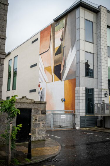Brodies House on Union Grove has become a canvas for Nuart this year ahead of a planned refurbishment.