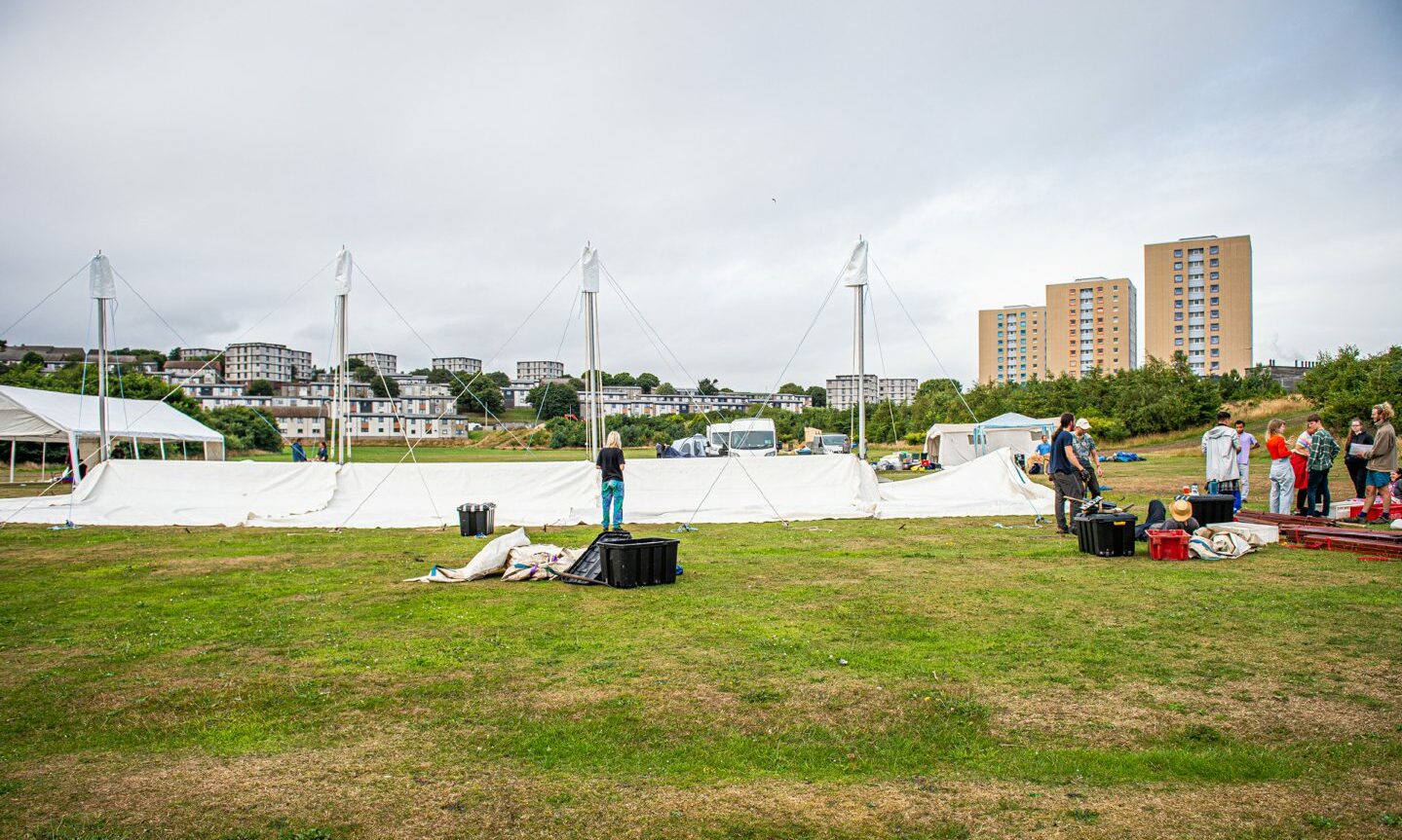 WATCH Climate Camp campaigners set up base at St Fittick's Park in