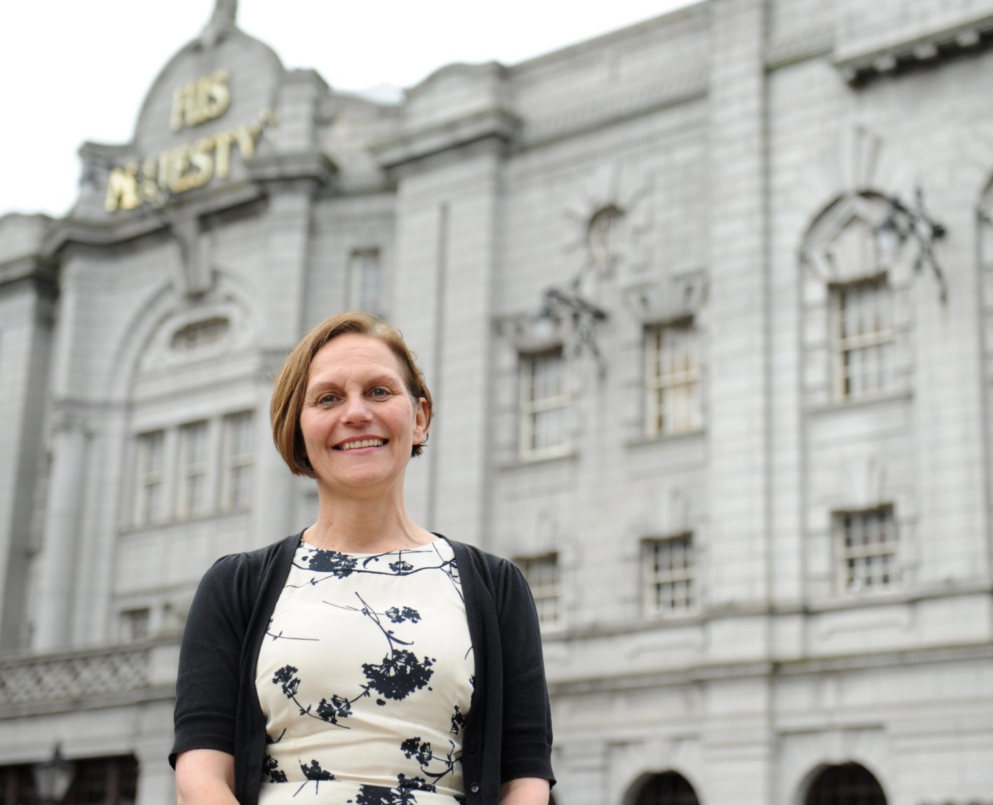 Jane Spiers outside HMT