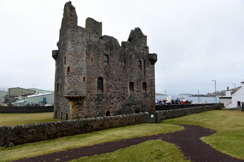 Scalloway Castle, Shetland. 